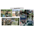 Contenedor de comida noruega del ejército británico bebidas de comida fría / caliente de 30 litros aislados